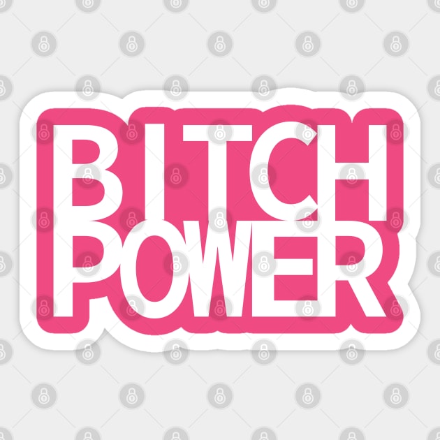 BITCH POWER Sticker by MoreThanThat